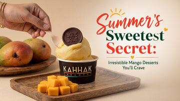 Creamy Mango Pipie gelato from Kahhak Creamery served as a refreshing summer ice cream treat